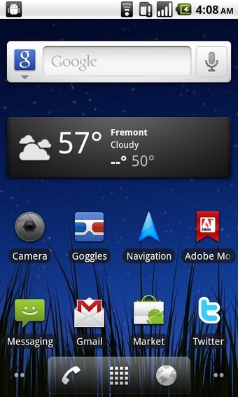  Android 2.2 Froyo, Google nexus