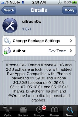 apple iphone, iphone 4, Unlock iphone 4, Ultrasn0w