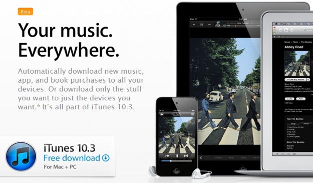 iTunes 10.3 Now Available for Download