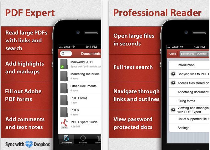 PDF Expert app