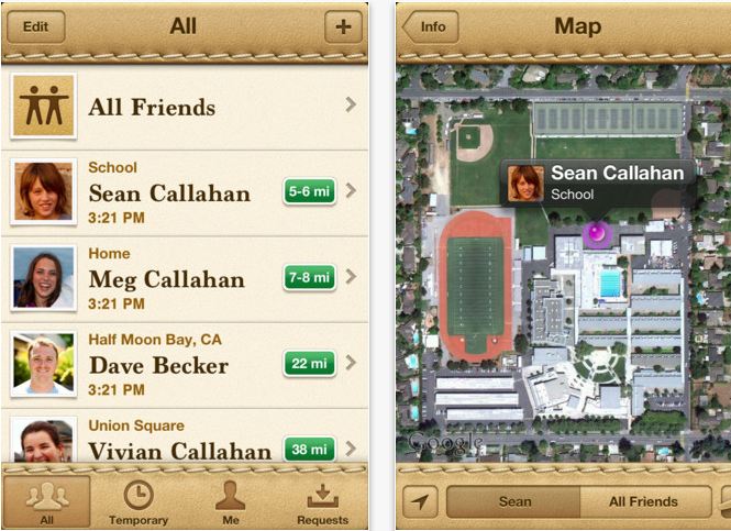find my friends app