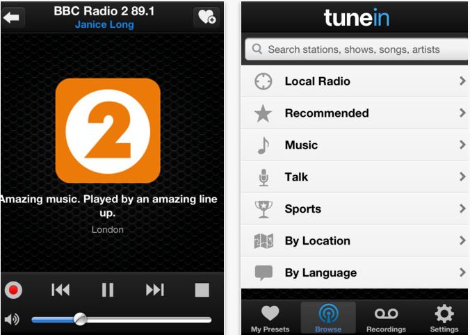 tune in radio pro