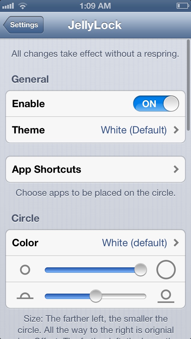 JellyLock Theme Settings