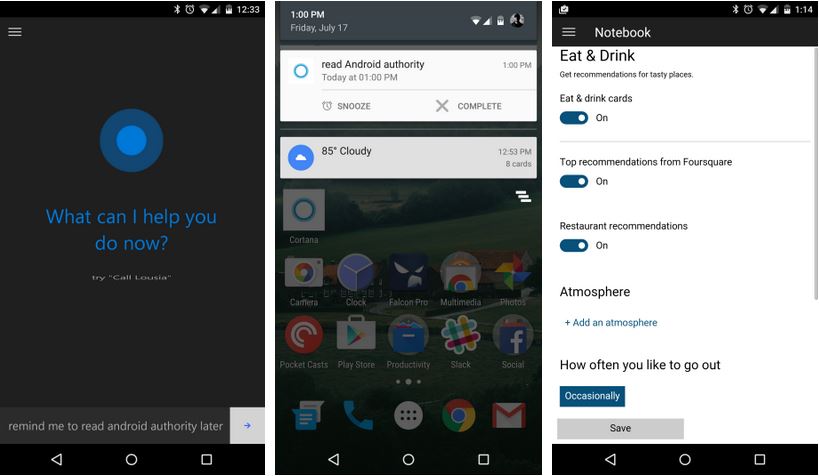 Microsoft’s Cortana app for Android Is Leaked Now (Download)