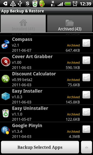App Backup & Restore Android App